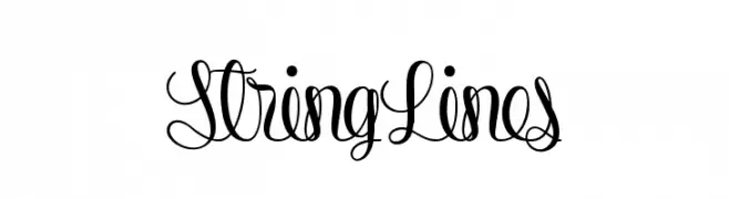 StringLines  Скачать бесплатные шрифты