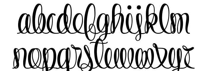 StringLines Font LOWERCASE