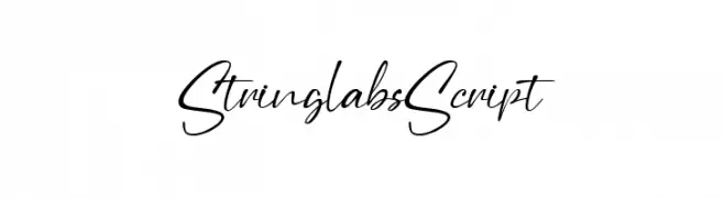 Stringlabs Script  Frei Schriftart Herunterladen