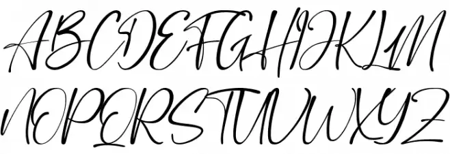 Stringlabs Script 字体 大写