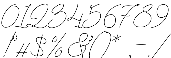 Stringlight Regular フォント その他の文字