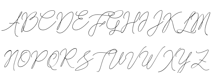 Stringlight Regular フォント 大文字