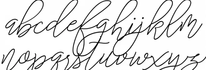 Stringlight  Regular Font LOWERCASE