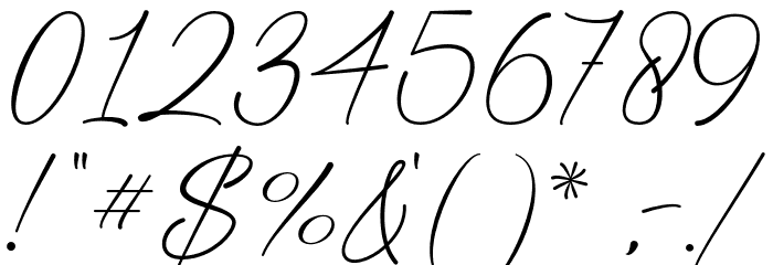 Stringline Font OTHER CHARS