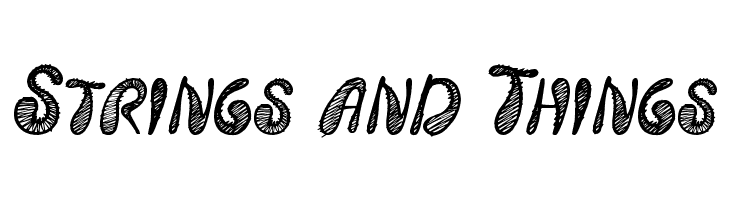 Strings and Things  font caratteri gratis