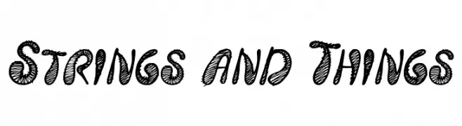 Strings and Things  baixar fontes gratis