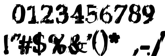 Strip Club Motion Sickness grunge deluxe Font OTHER CHARS