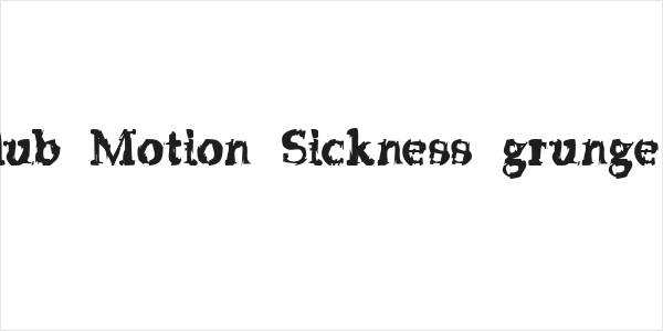 Strip Club Motion Sickness grunge deluxe Logo