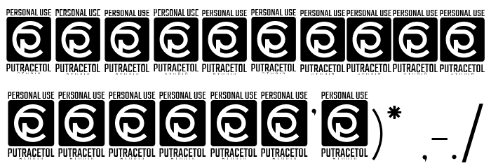 Strip Deco Free Font OTHER CHARS