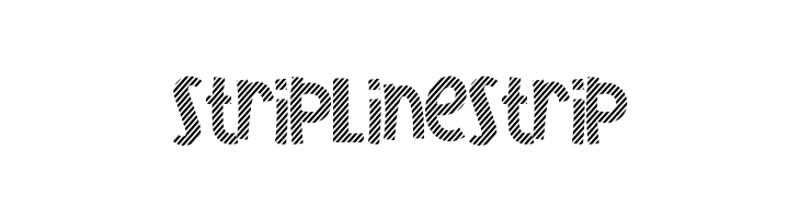 Strip Line Strip  नि: शुल्क फ़ॉन्ट्स डाउनलोड
