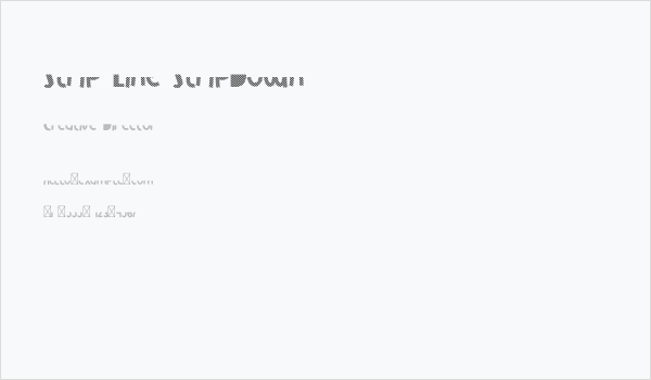 Strip Line StripDown Business Card