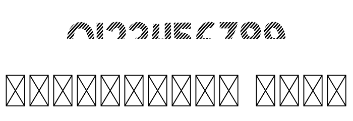 Strip Line StripUp Font OTHER CHARS