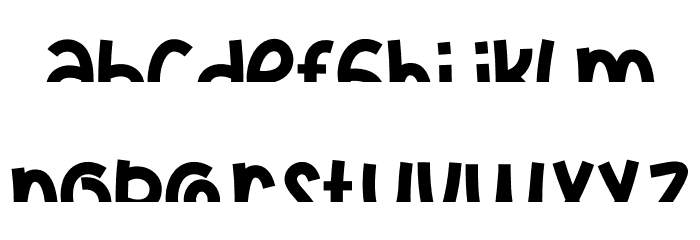 Strip Line Up Font LOWERCASE