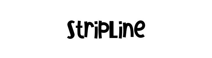 Strip Line  नि: शुल्क फ़ॉन्ट्स डाउनलोड