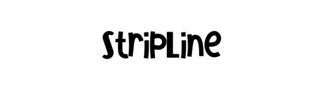 Strip Line  Скачать бесплатные шрифты