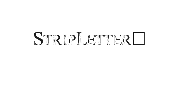 StripLetter1 Logo
