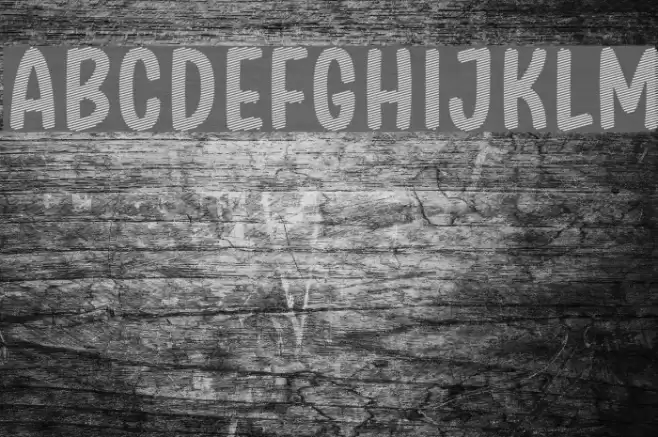 Stripe October Seven Font examples