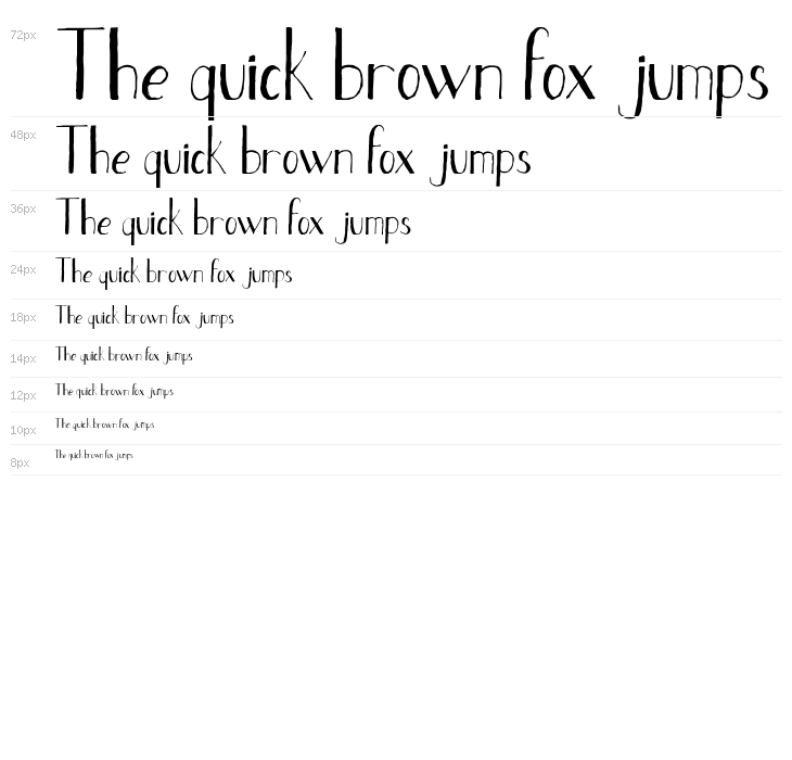 Stripe black Waterfall