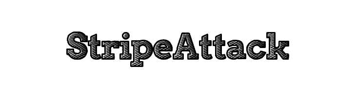 StripeAttack  नि: शुल्क फ़ॉन्ट्स डाउनलोड
