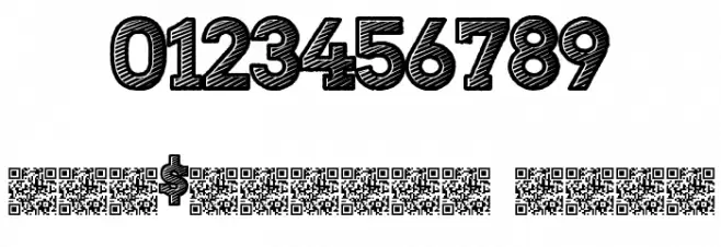 StripeAttack Font OTHER CHARS