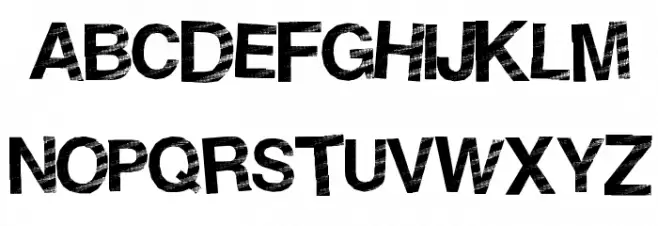 StripeDisco フォント 大文字