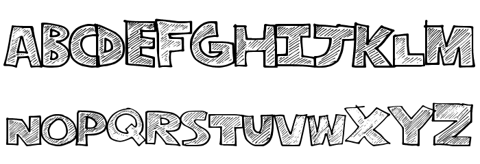 StripeFun Font LOWERCASE