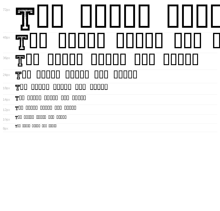 Striped Campus Waterfall