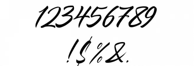 Striped King Clean Font OTHER CHARS