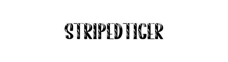 Striped Tiger  नि: शुल्क फ़ॉन्ट्स डाउनलोड