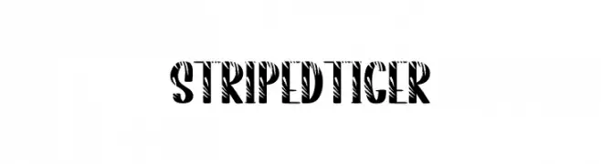 Striped Tiger  Descarca Fonturi Gratis