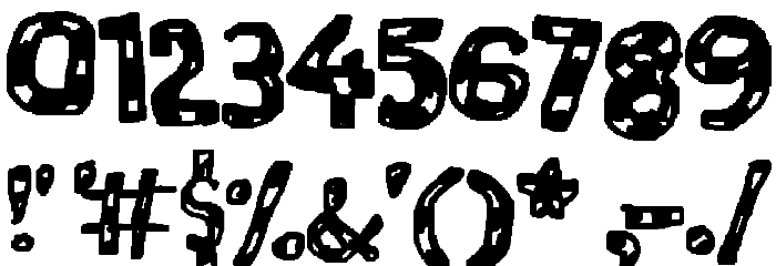 Stripes Forever Font OTHER CHARS