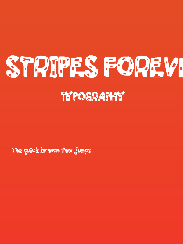 Stripes Forever Poster