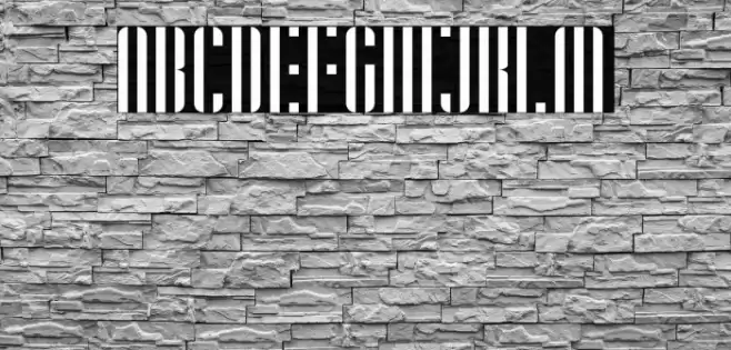 Stripes Regular Font examples