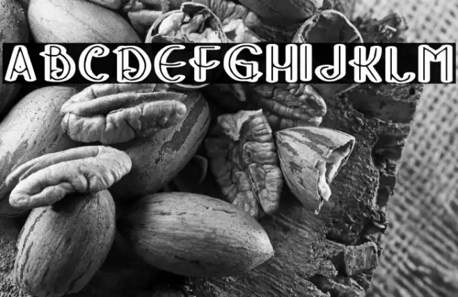 Stripes and Ribbons Font examples