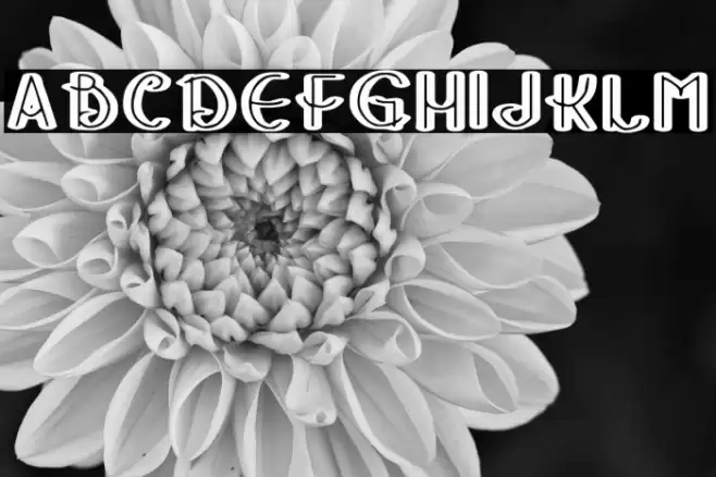 Stripes and Ribbons Font examples