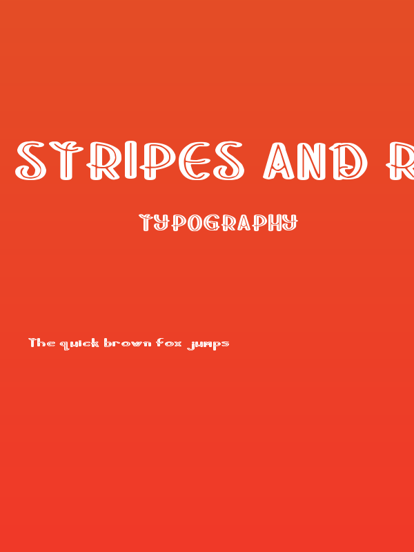 Stripes and Ribbons Poster