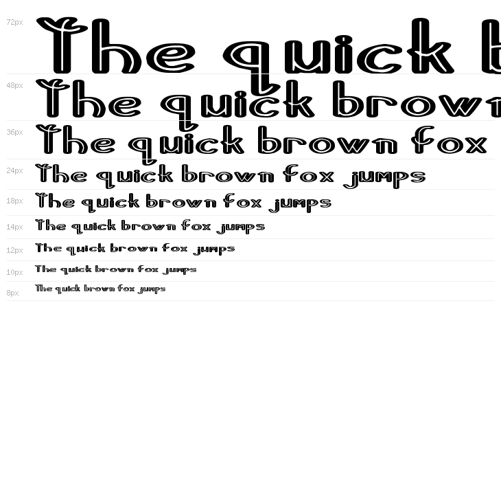 Stripes and Ribbons Waterfall