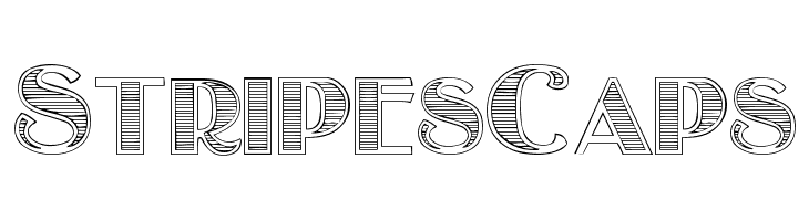 StripesCaps  Free Fonts Download