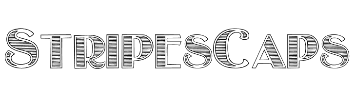 StripesCaps  フリーフォントのダウンロード