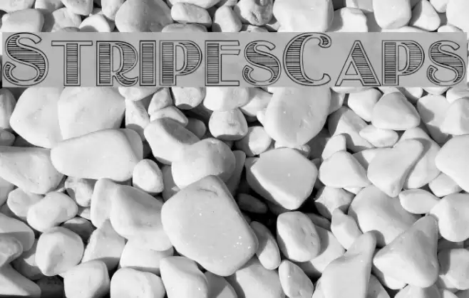 StripesCaps Font examples