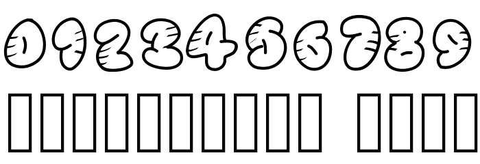 StrippedRounded Font OTHER CHARS