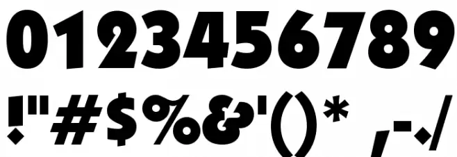 Strippenzieher Ultra Font OTHER CHARS