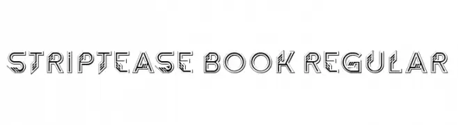 Striptease Book Regular  免费字体下载