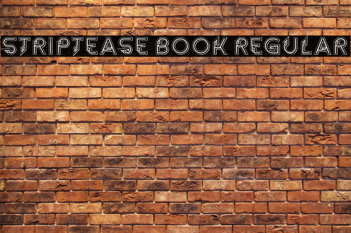 Striptease Book Regular Example 1