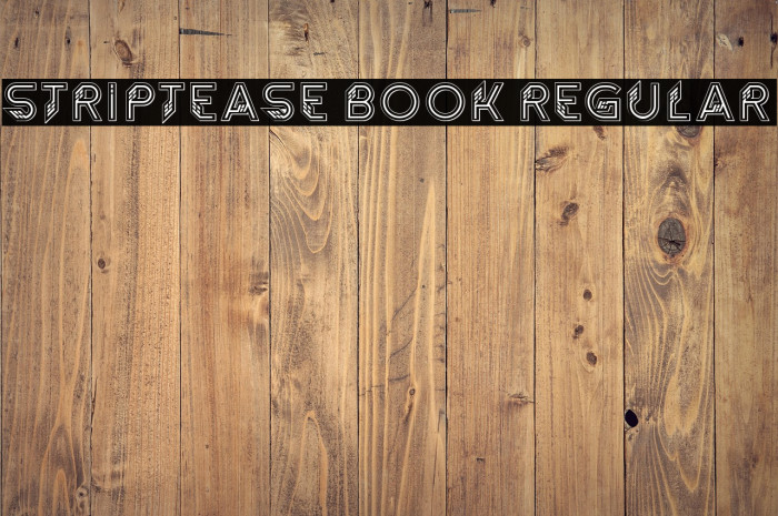 Striptease Book Regular Example 3