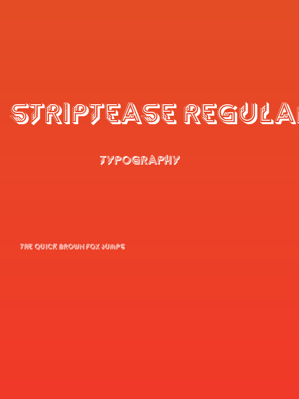 Striptease Regular Poster