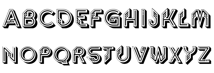 Striptease Regular Font LOWERCASE