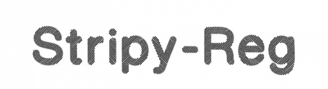 Stripy-Reg  Frei Schriftart Herunterladen