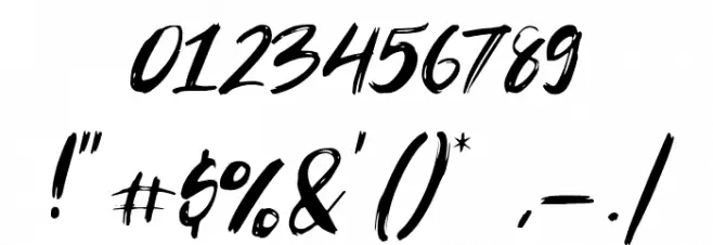 Striverx Font OTHER CHARS