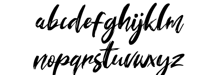 Striverx Font LOWERCASE